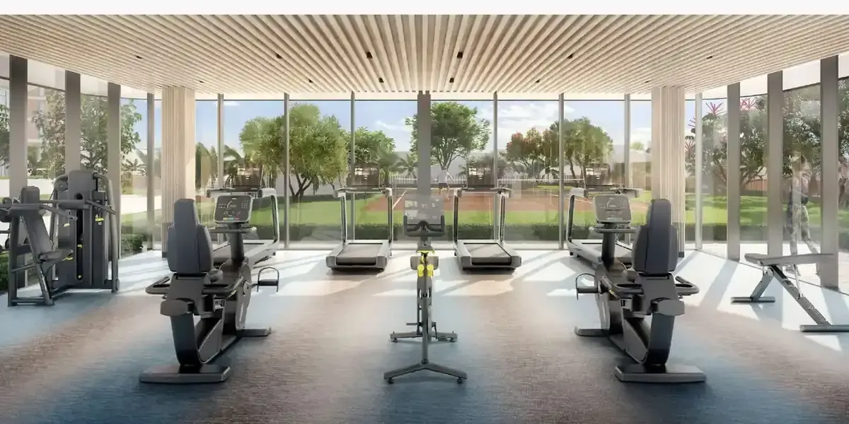 Illustrative gym at Address Residences Al Marjan Island