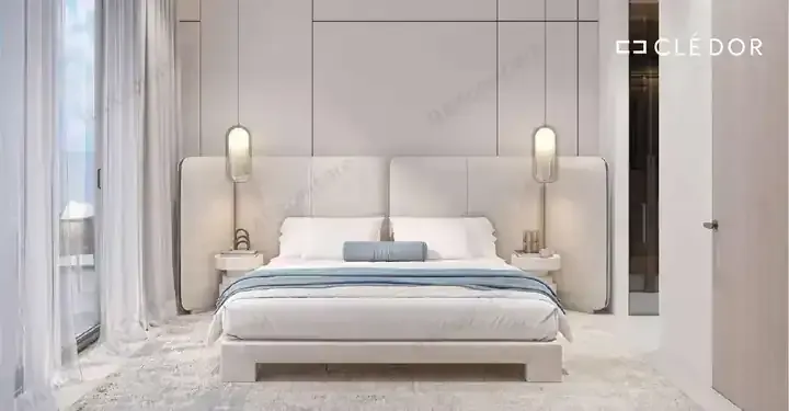 Arthouse bedroom interior and furnishing concept