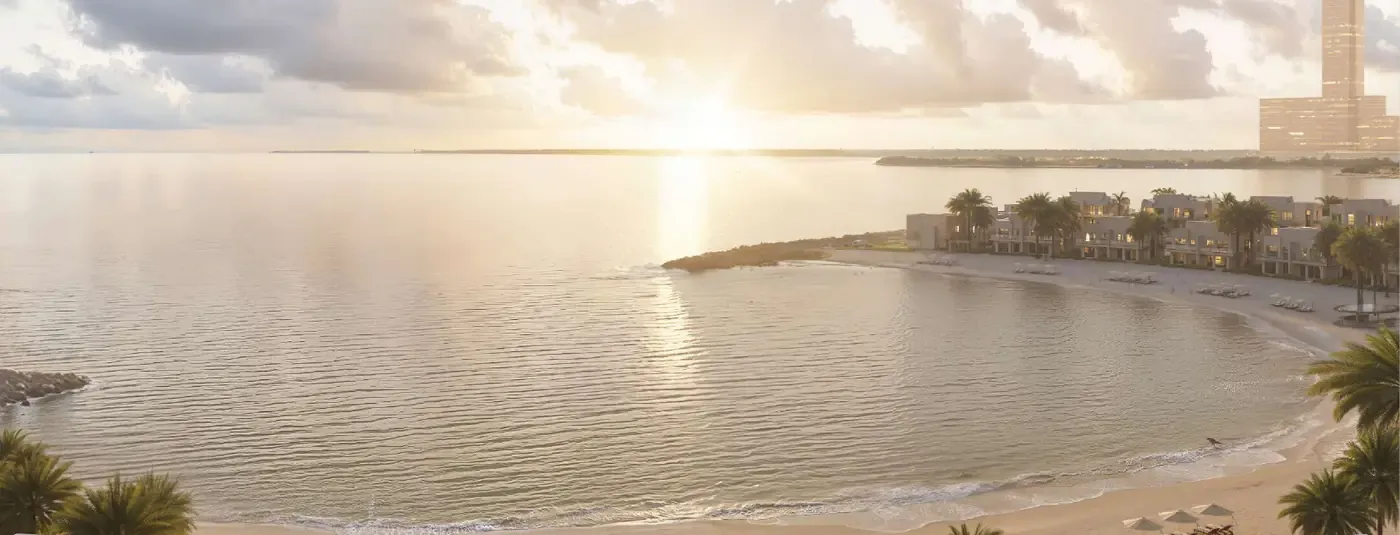 Private bay at Nasim Al Bahr, The Luxury Collection, on Al Marjan Island