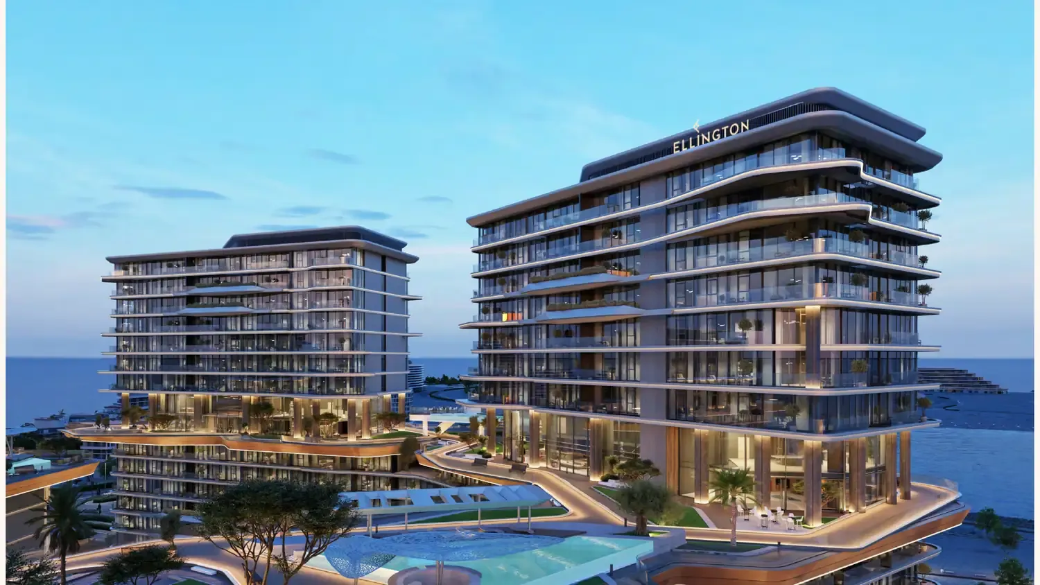 Costa Mare beachfront towers by Ellington on Al Marjan Island