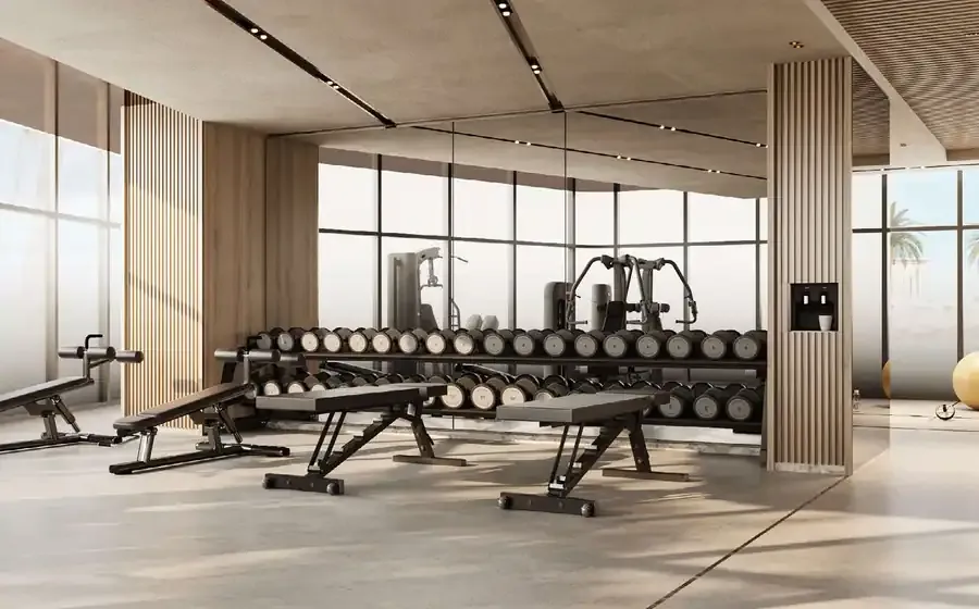 Fortune Bay sea-view gym