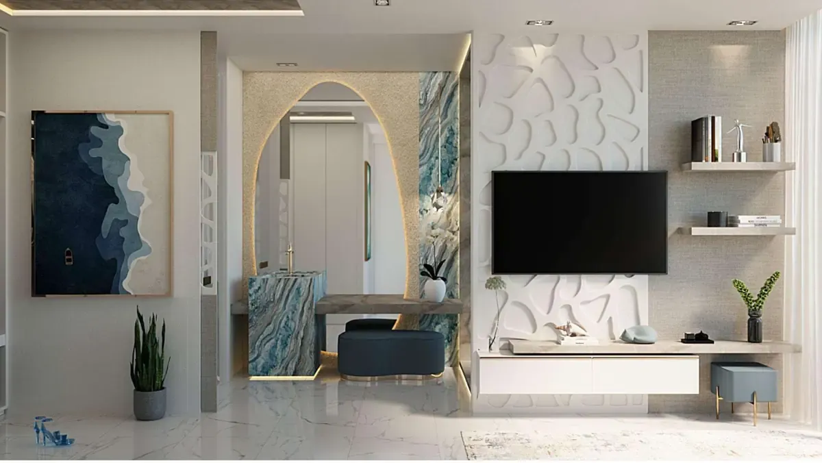 Manta Bay living room interior concept