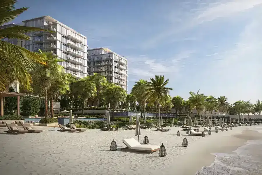 Nobu Al Marjan Island architecture and waterfront lifestyle