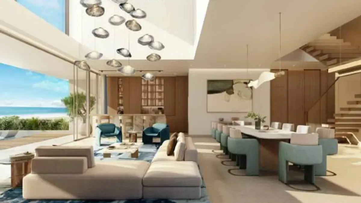 Shoreline by DAMAC townhouse interior rendering