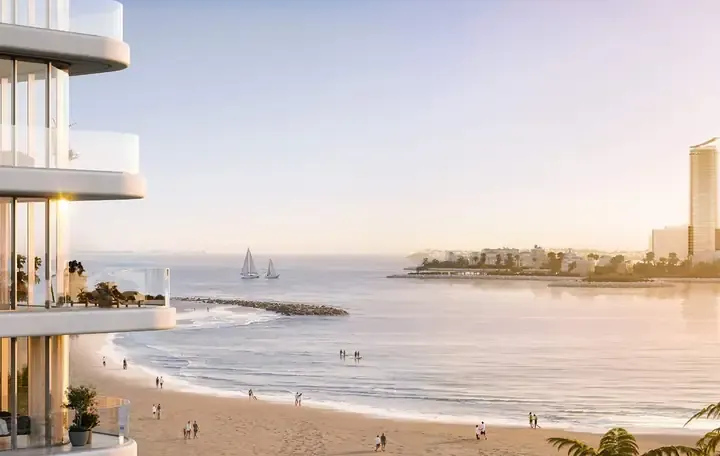 View from The Astera toward the beach and Arabian Gulf