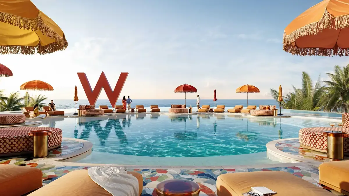 Adults pool at W Residences Al Marjan Island