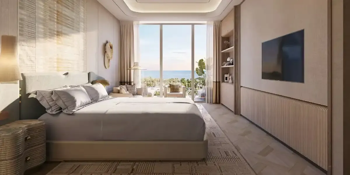 Illustrative Nasim Al Bahr bedroom with sea outlook