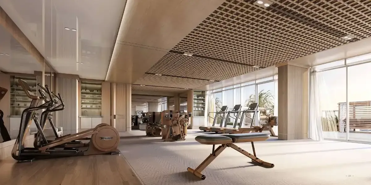Illustrative wellness and fitness facilities at Nasim Al Bahr
