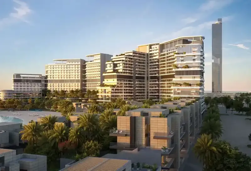 Illustrative exterior of the Nasim Al Bahr resort and residences