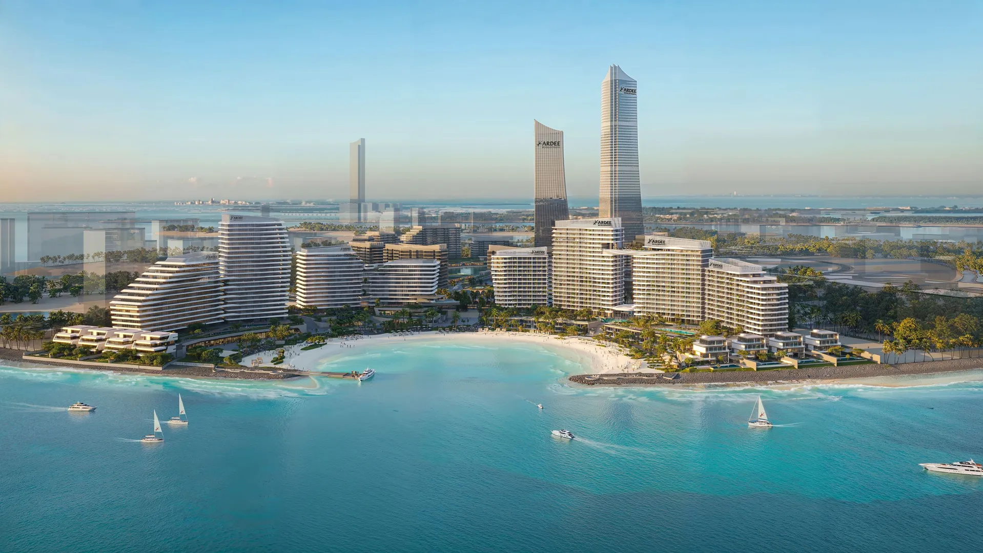 Fairmont Residences Al Marjan Island beachfront property on Al Marjan Island